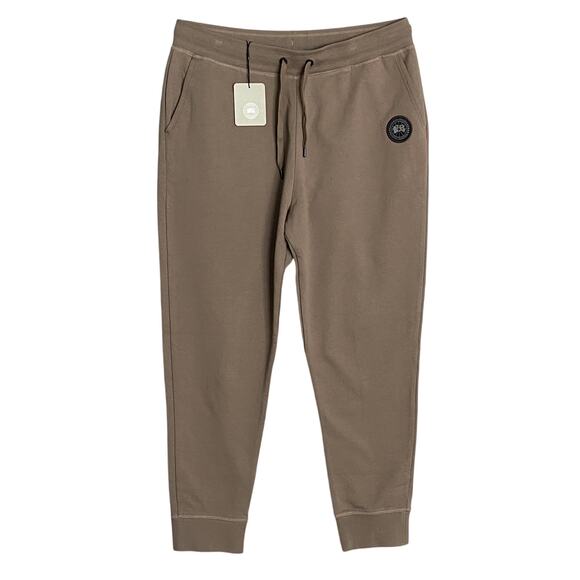 Canada Goose Men's XL Huron Pant Black Label Drawstring Quicksand Sable NEW - Picture 2 of 13